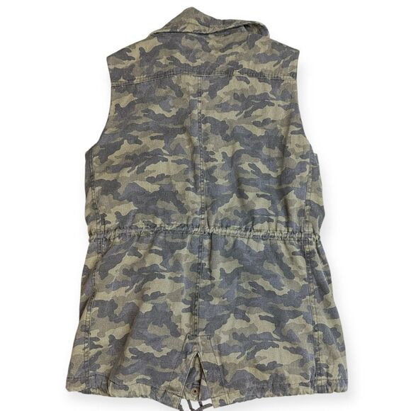 VELVET BY GRAHAM & SPENCER Women’s Camo Blair Utility Tie Waist Vest Size Medium - Picture 7 of 10